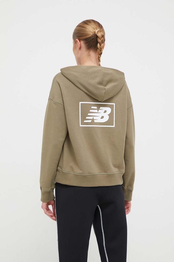 Ρούχα Μπλούζα New Balance WT33512CGN πράσινο