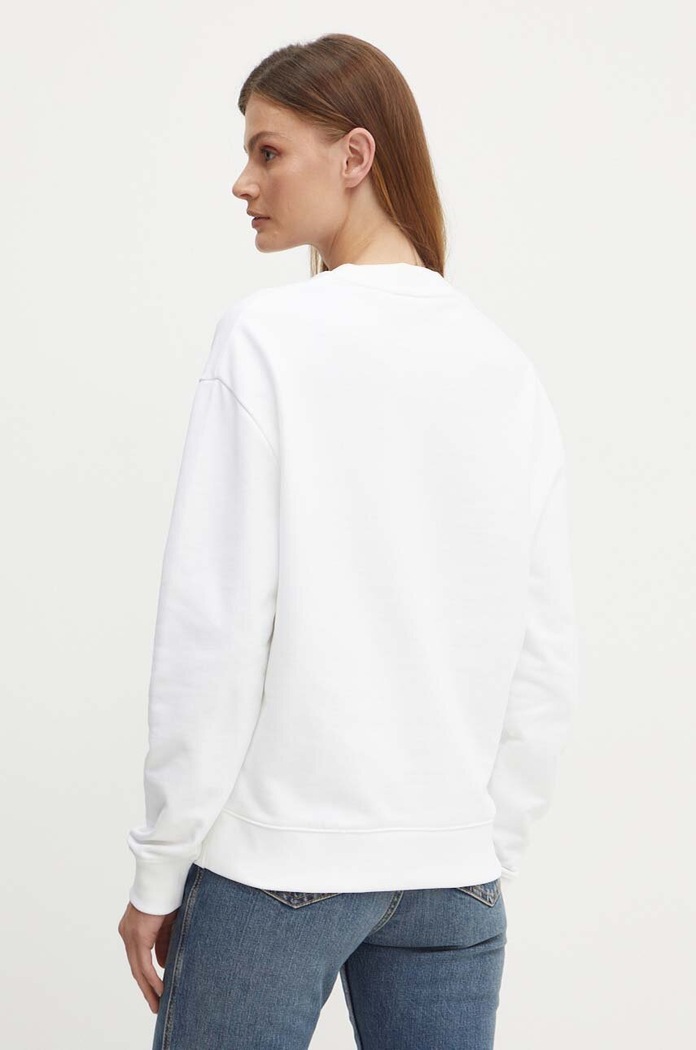 Odzież Calvin Klein bluza bawełniana K20K205450 biały