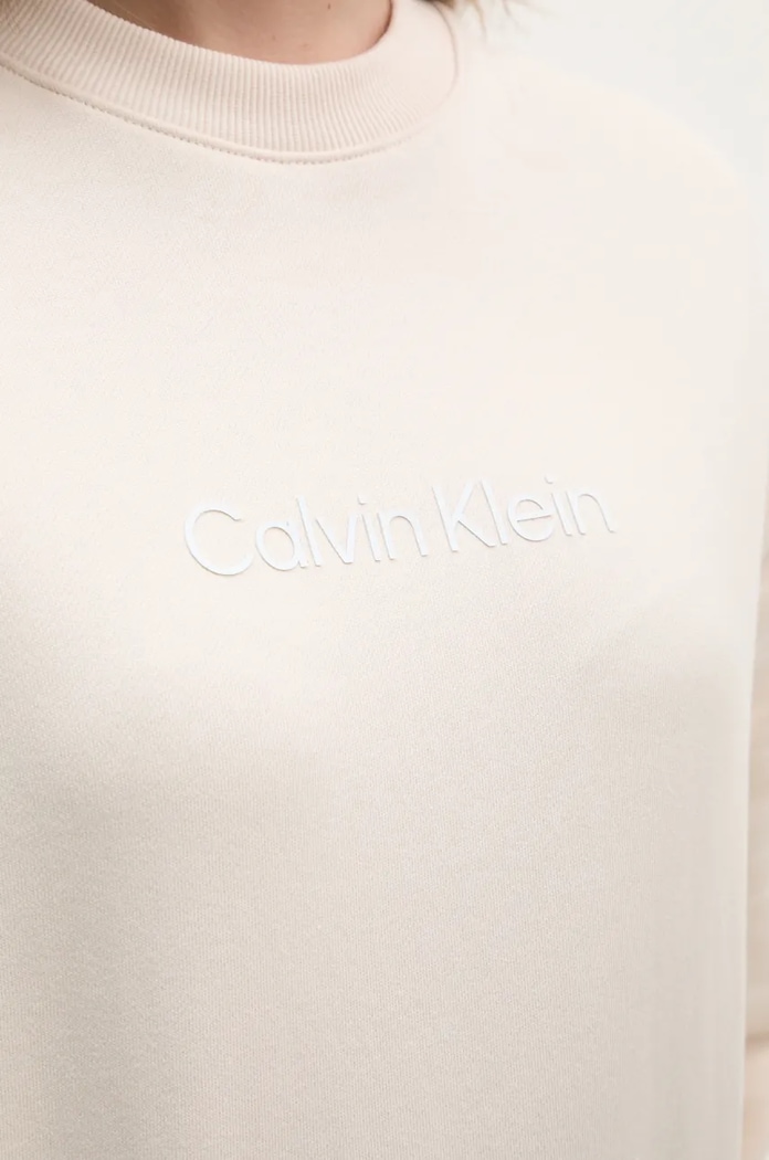 Calvin Klein bluza bawełniana K20K205450 beżowy