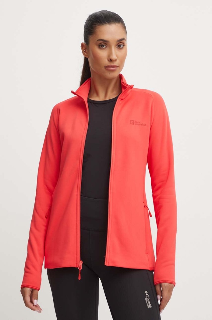 Jack Wolfskin bluza sportowa Baiselberg czerwony 1711401