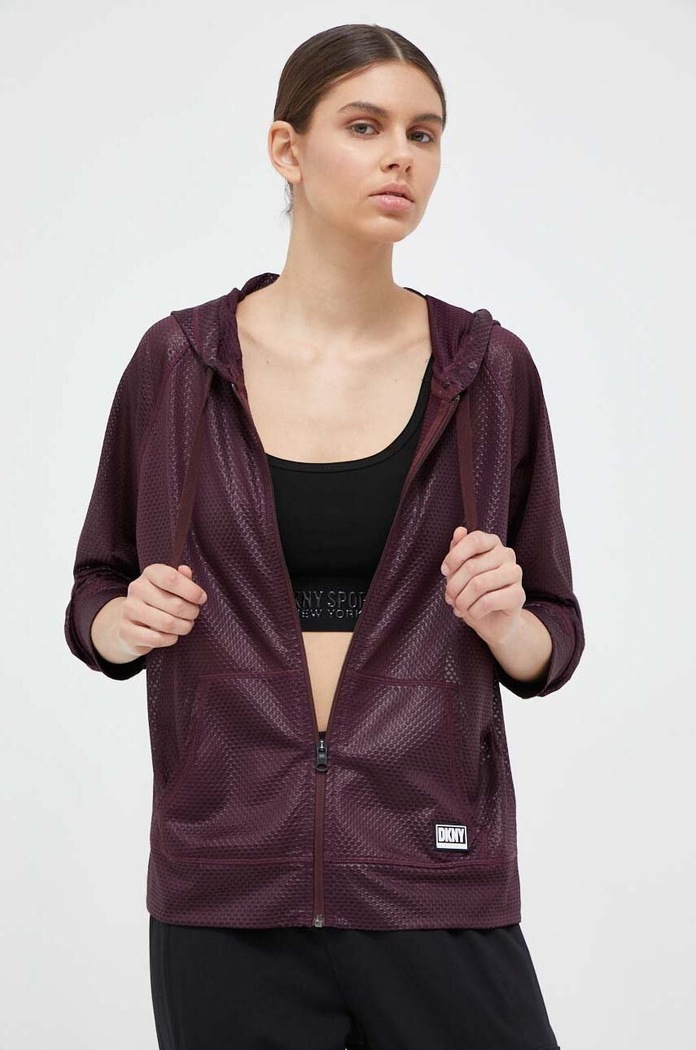 Μπλούζα DKNY DP3J8949 μπορντό AW24