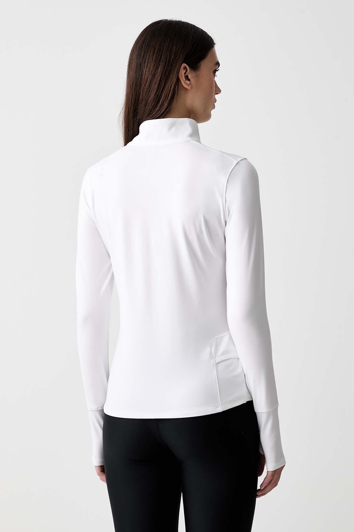 Odzież Under Armour bluza treningowa damska Qualifier Run 1 1379349 biały