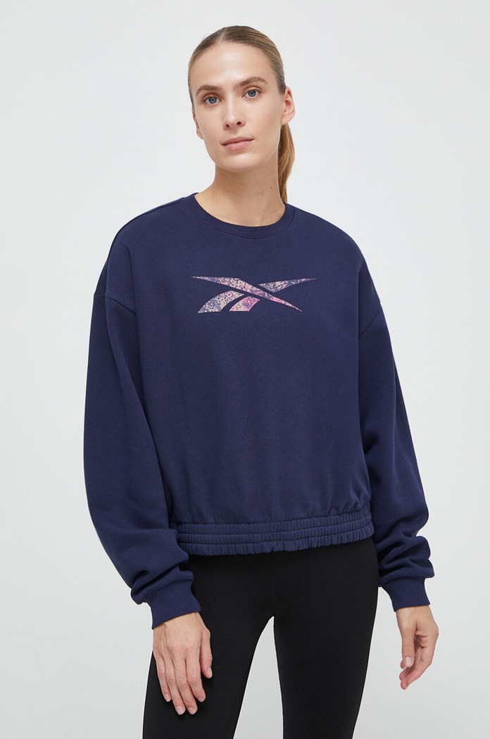 Μπλούζα Reebok MODERN SAFARI στάμπα σκούρο μπλε 100037702