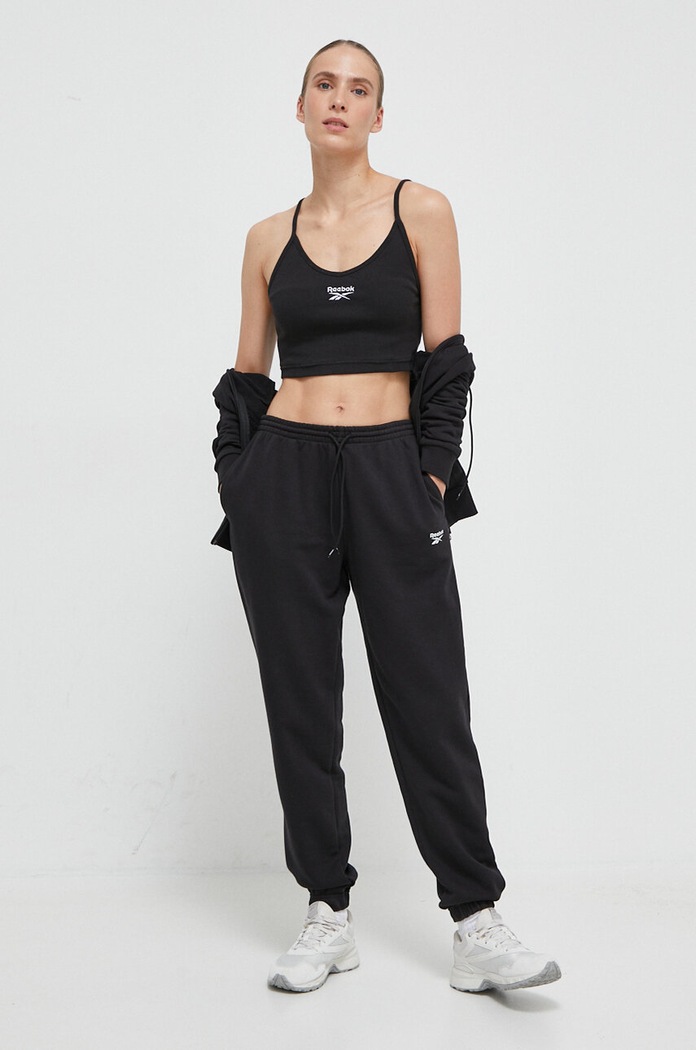 Суичър Reebok 100071705 черен AW23