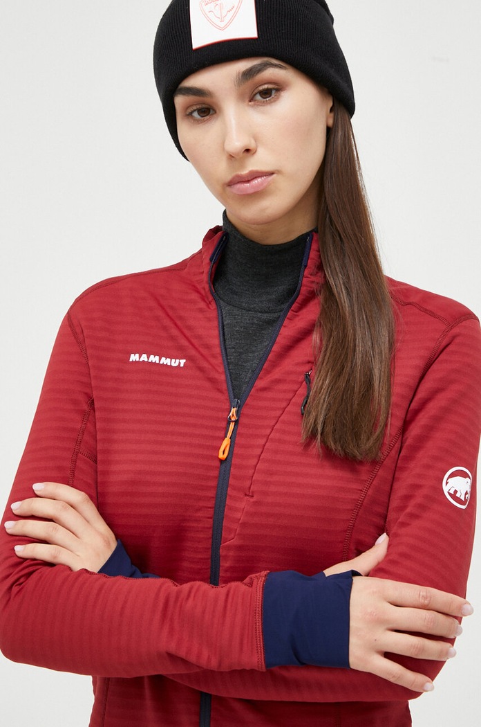 Mammut bluza sportowa Taiss Light z elastanem czerwony 1014.04560