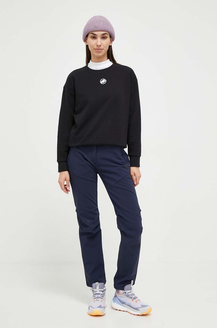 Pulover od trenirke Mammut Core 1014.04071 črna AW23