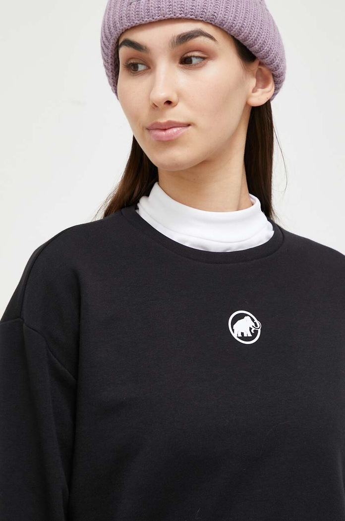 Pulover od trenirke Mammut Core črna 1014.04071