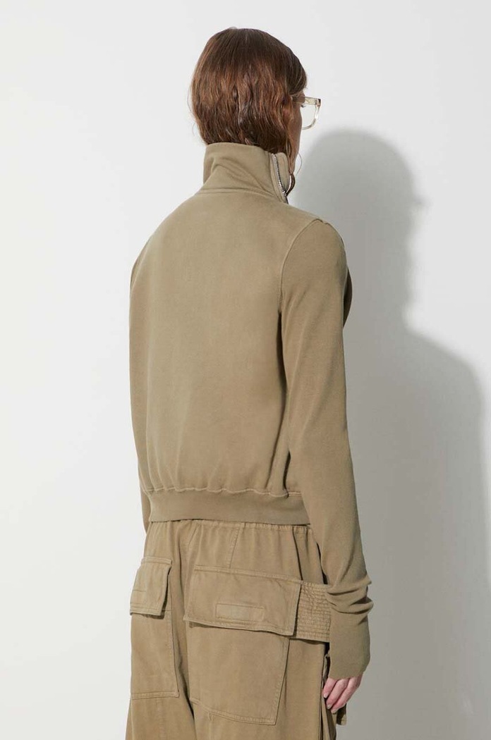Clothing Rick Owens cotton sweatshirt DS02C5239.F green