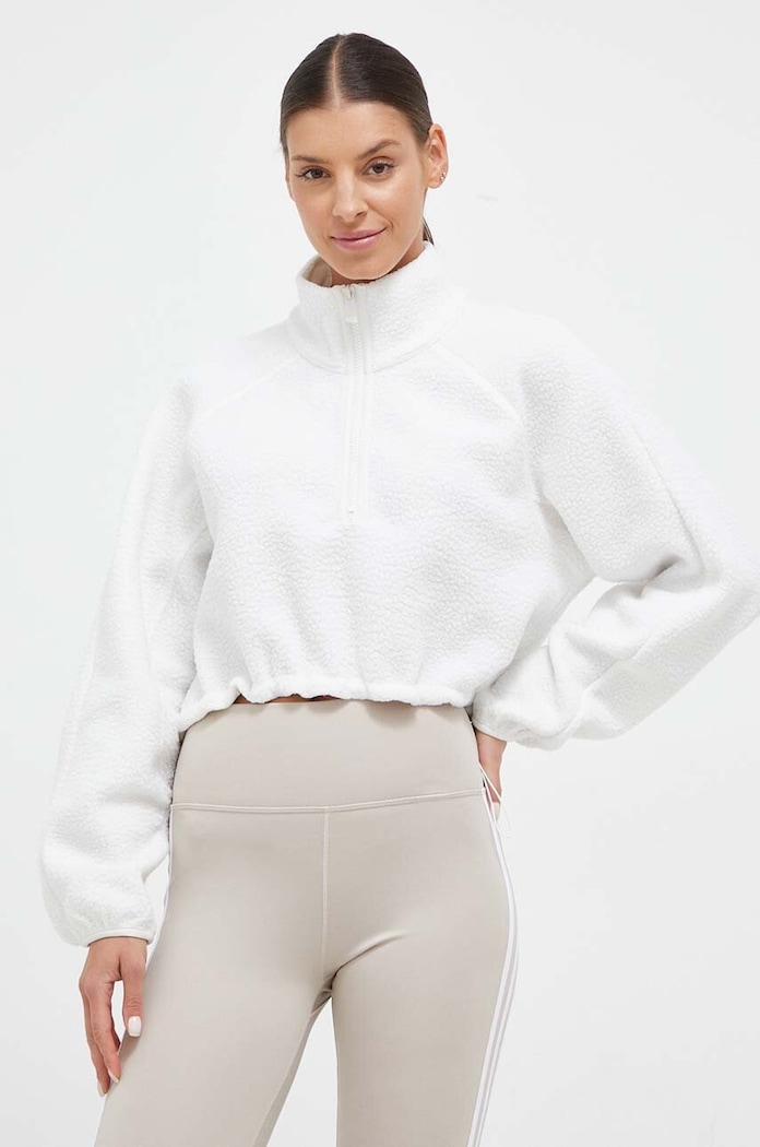 Αθλητική μπλούζα Calvin Klein Performance χωρίς κουκούλα λευκό 00GWF3W327