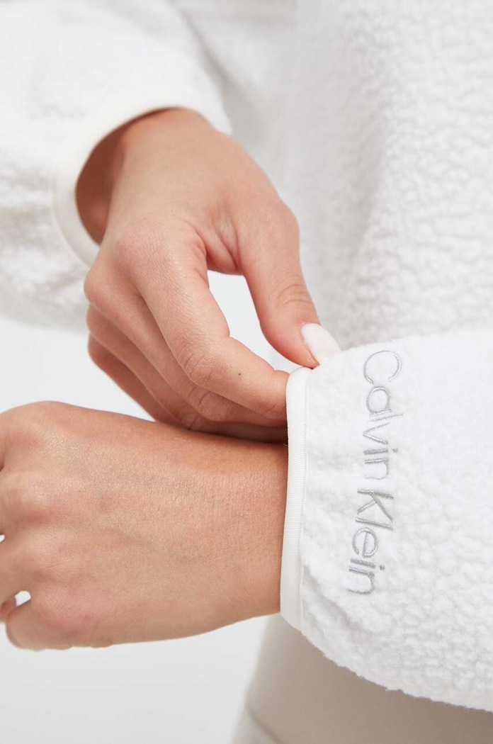 Αθλητική μπλούζα Calvin Klein Performance 00GWF3W327 λευκό