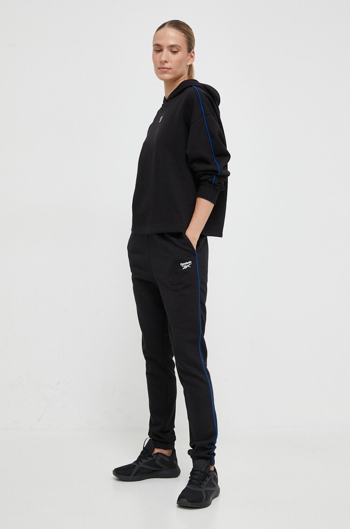 Μπλούζα Reebok 100037133 μαύρο AW23