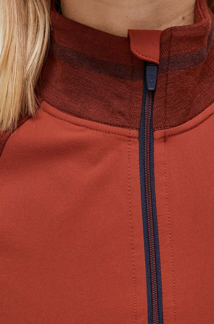 Sportovní mikina Smartwool Intraknit Active SW017163 hnědá