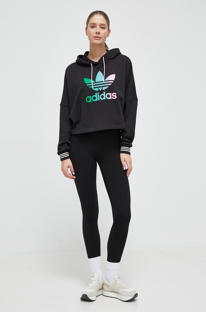 adidas Originals bluza bawełniana IK7864 czarny AW23