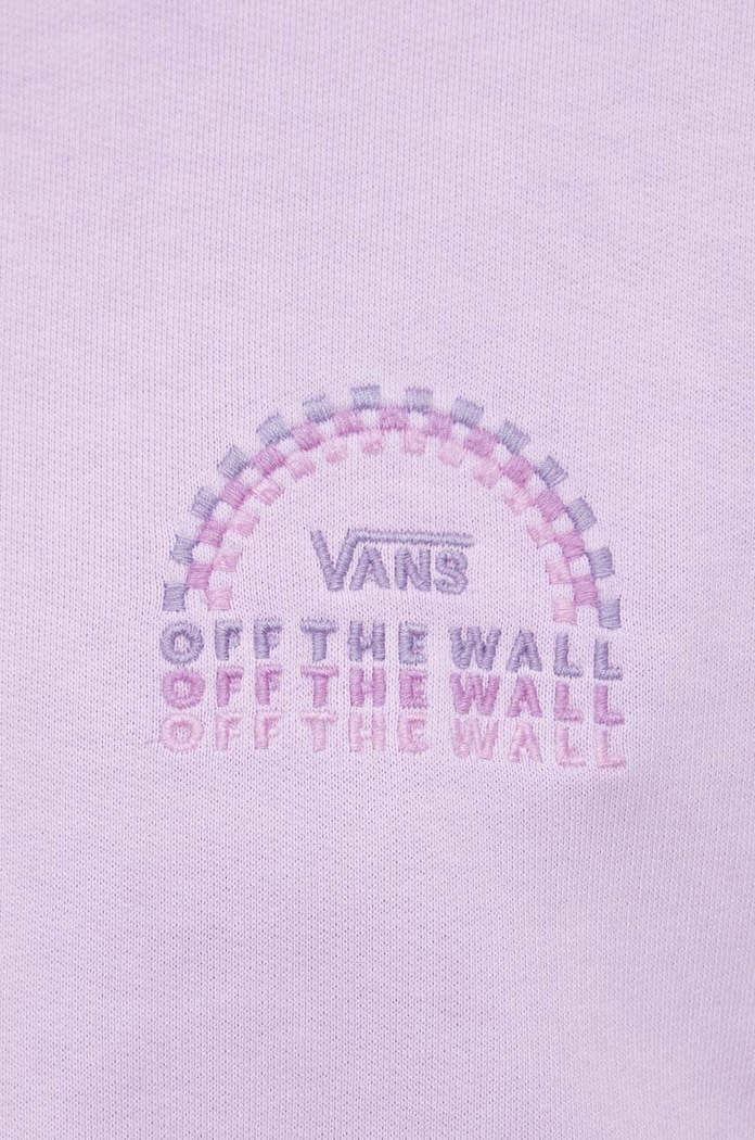 Vans bluza bawełniana VN000F9FBUG1 różowy