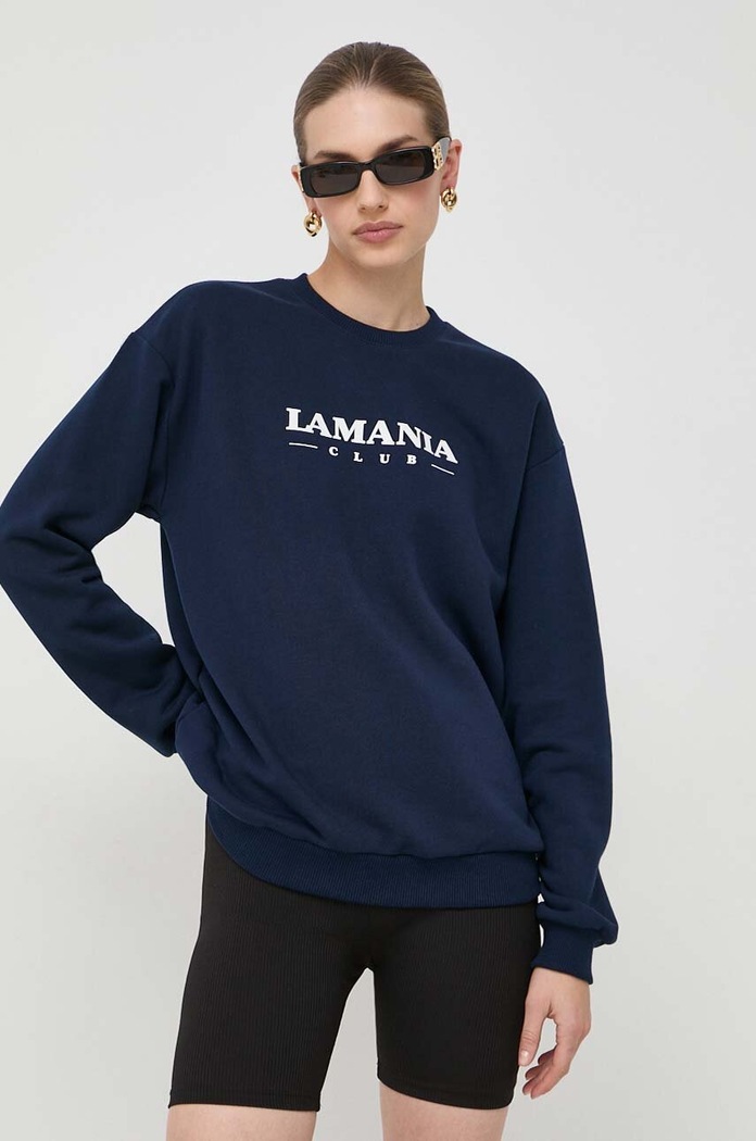 Mikina La Mania bez kapuce námořnická modř LAMANIACLUB.2