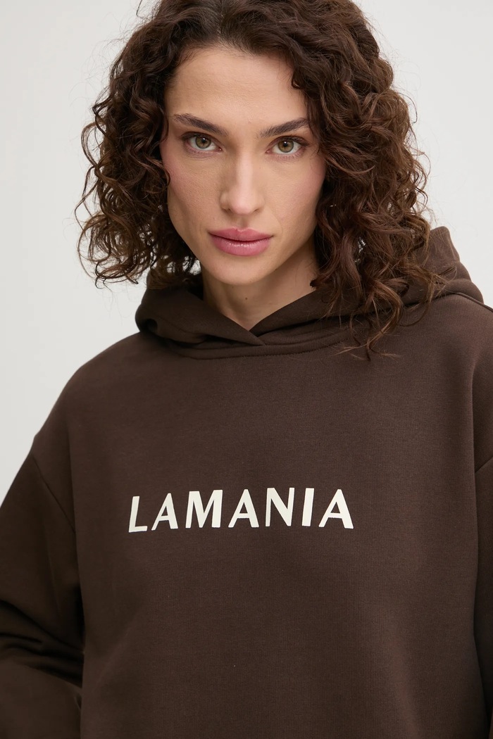 Mikina La Mania hnědá YOUNG.2