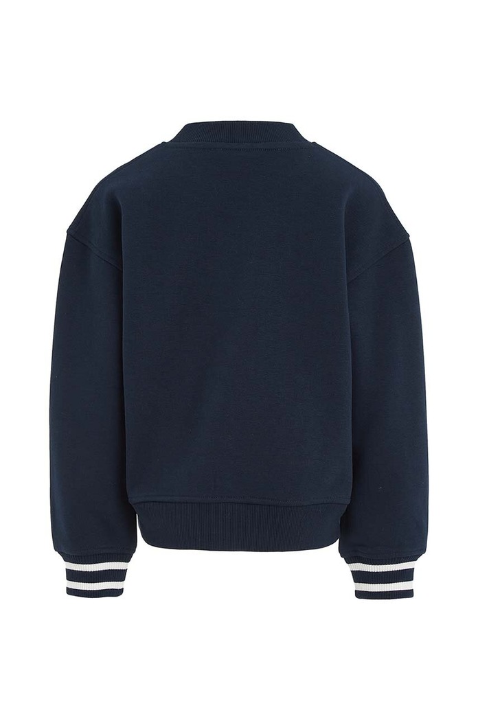 Dětská mikina Tommy Hilfiger KG0KG07372.74.122.9BYX námořnická modř AW23