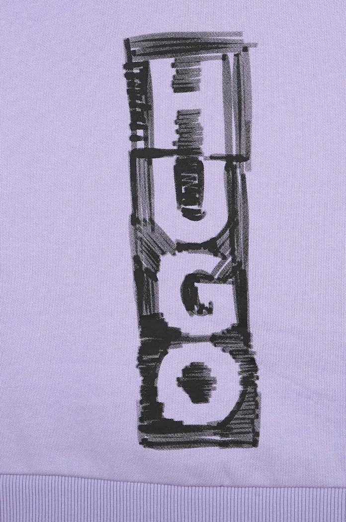 HUGO bluza dziecięca fioletowy G15113.162.174