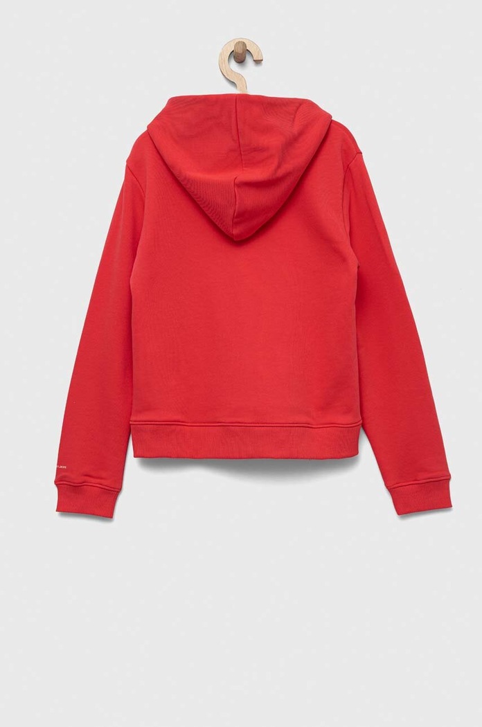 Dětská mikina Calvin Klein Jeans IG0IG02139.9BYX červená AW23