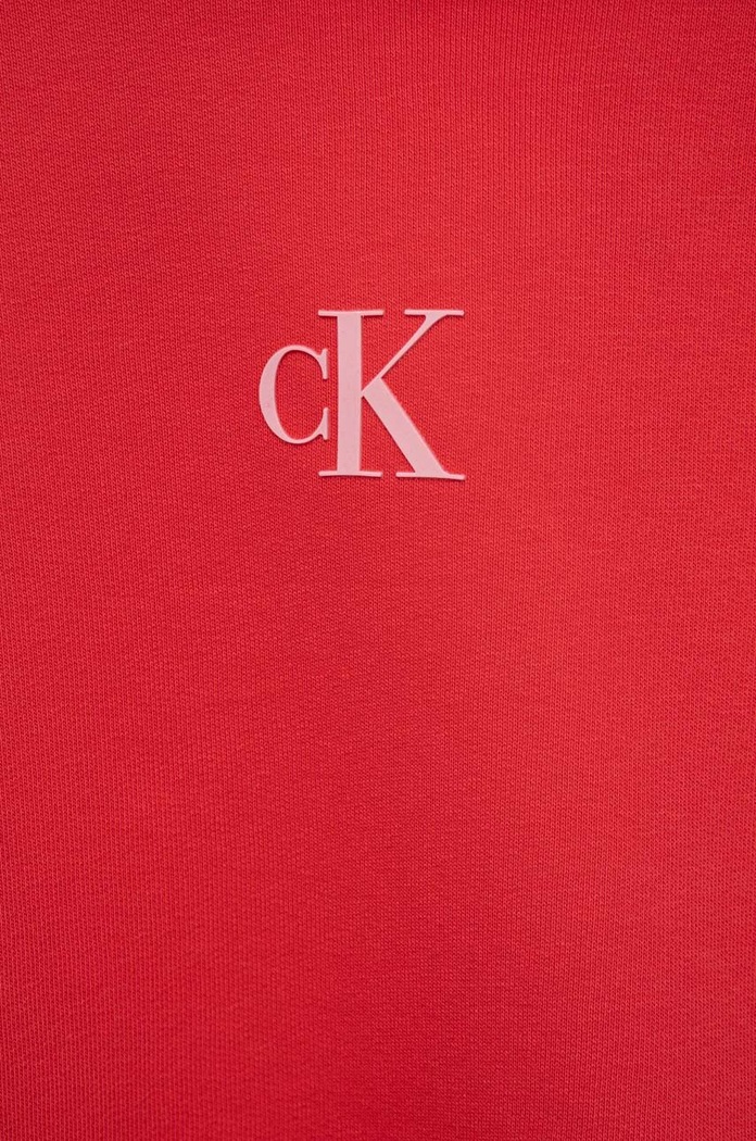 DÍVKA Dětská mikina Calvin Klein Jeans IG0IG02139.9BYX červená