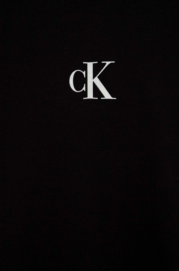 DÍVKA Dětská mikina Calvin Klein Jeans IG0IG02139.9BYX černá