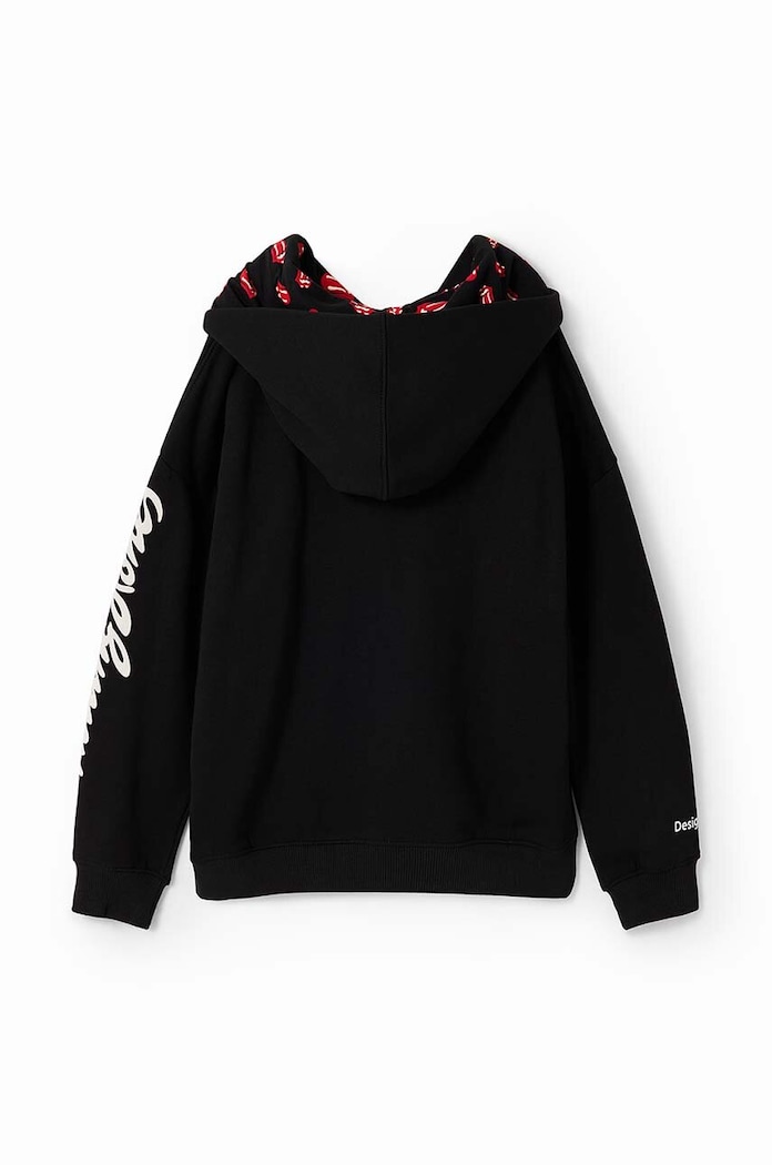 Dziewczynka Desigual bluza bawełniana dziecięca 23WGSK08 SWEAT LONG SLEEVE 23WGSK08 czarny