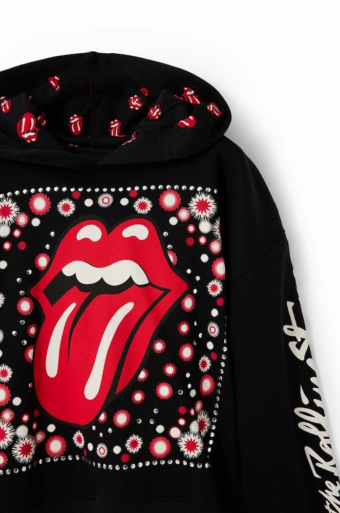 Desigual bluza bawełniana dziecięca 23WGSK08 SWEAT LONG SLEEVE czarny 23WGSK08