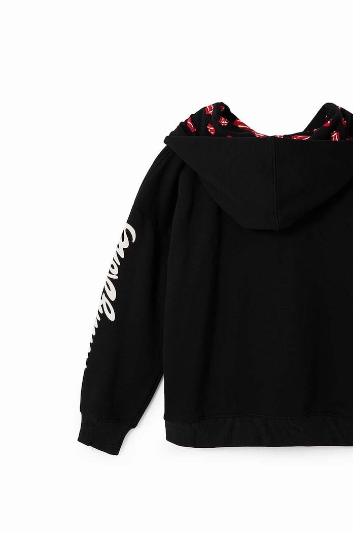 Desigual bluza bawełniana dziecięca 23WGSK08 SWEAT LONG SLEEVE 23WGSK08 czarny