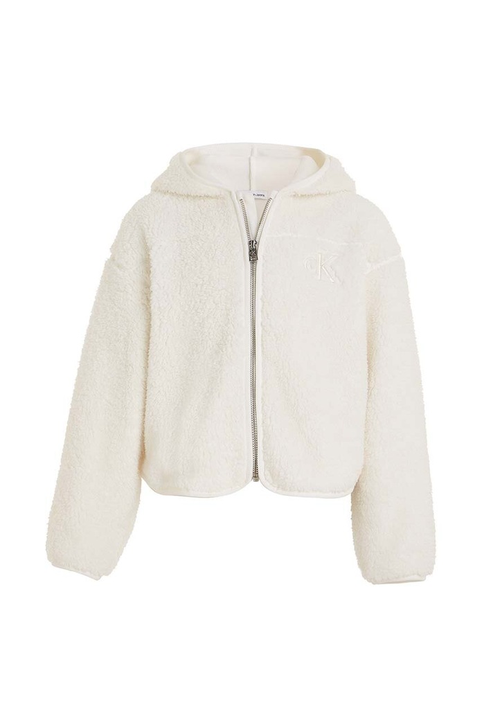 Dječja dukserica Calvin Klein Jeans IG0IG02203.9BYX bež AW23