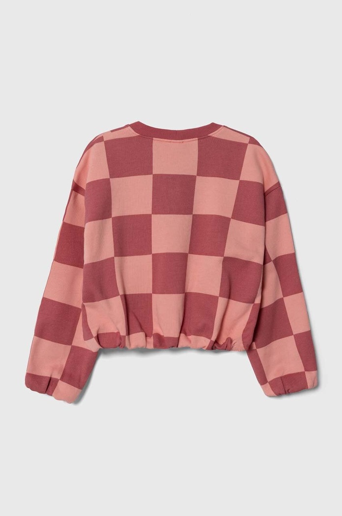 Dječja pamučna dukserica United Colors of Benetton 3IKAC10FC.G.SEASONAL roza AW23