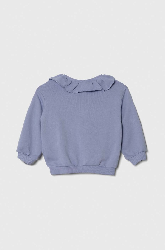 United Colors of Benetton bluza bawełniana dziecięca 3J68G10AW.P.SEASONAL fioletowy AW23