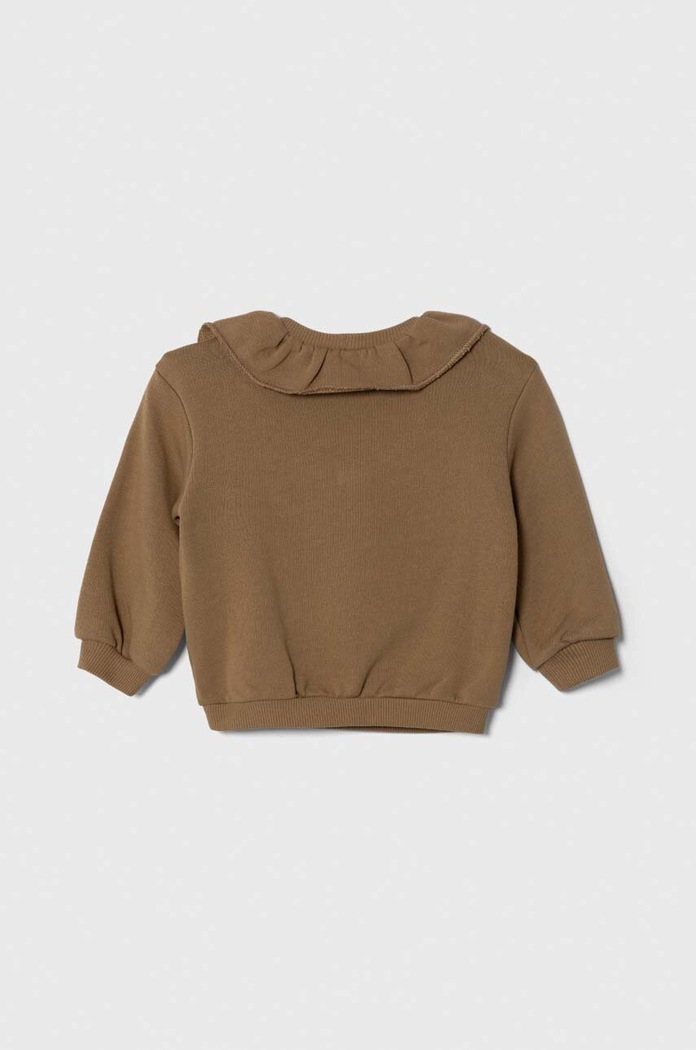 United Colors of Benetton bluza bawełniana dziecięca 3J68G10AW.P.SEASONAL beżowy AW23