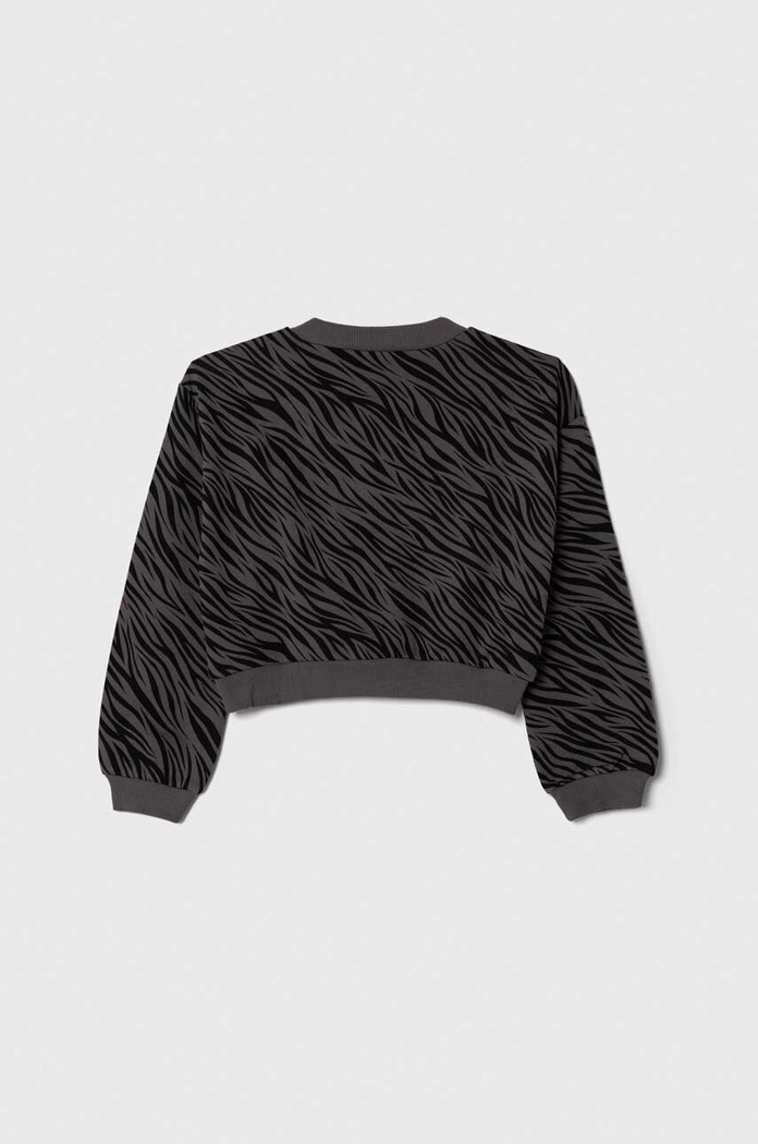 Sisley hanorac de bumbac pentru copii 3NTDX1039.G.SEASONAL negru AW23