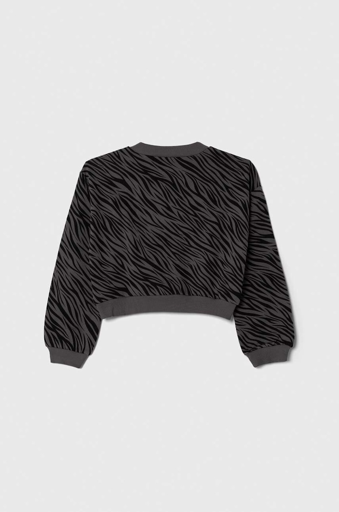 Sisley hanorac de bumbac pentru copii 3NTDX1039.G.SEASONAL negru AW23