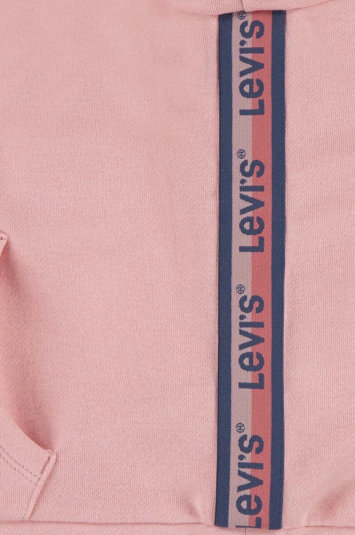 Бебешки суичър Levi's 1EJ110 розов