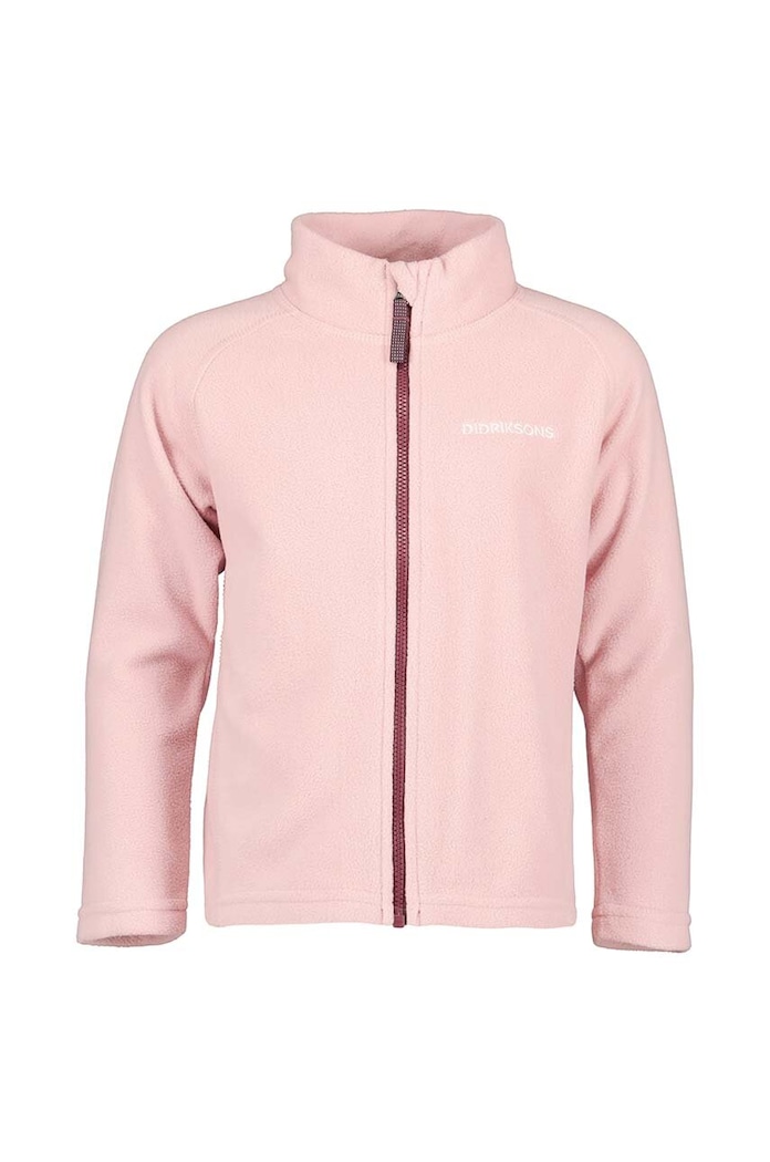 Детски суичър Didriksons MONTE KIDS FULLZIP 505026 розов SS25