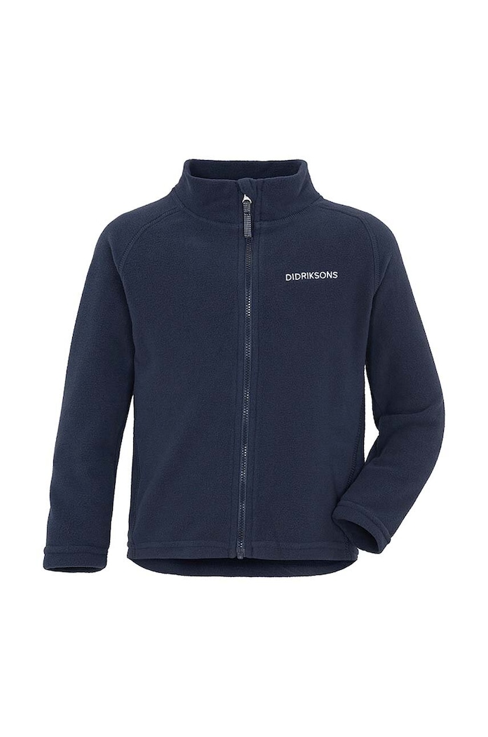 Didriksons bluza copii MONTE KIDS FULLZIP 505026 bleumarin SS25