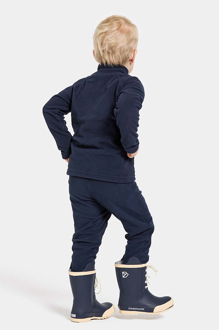 Didriksons bluza copii MONTE KIDS FULLZIP 505026 bleumarin
