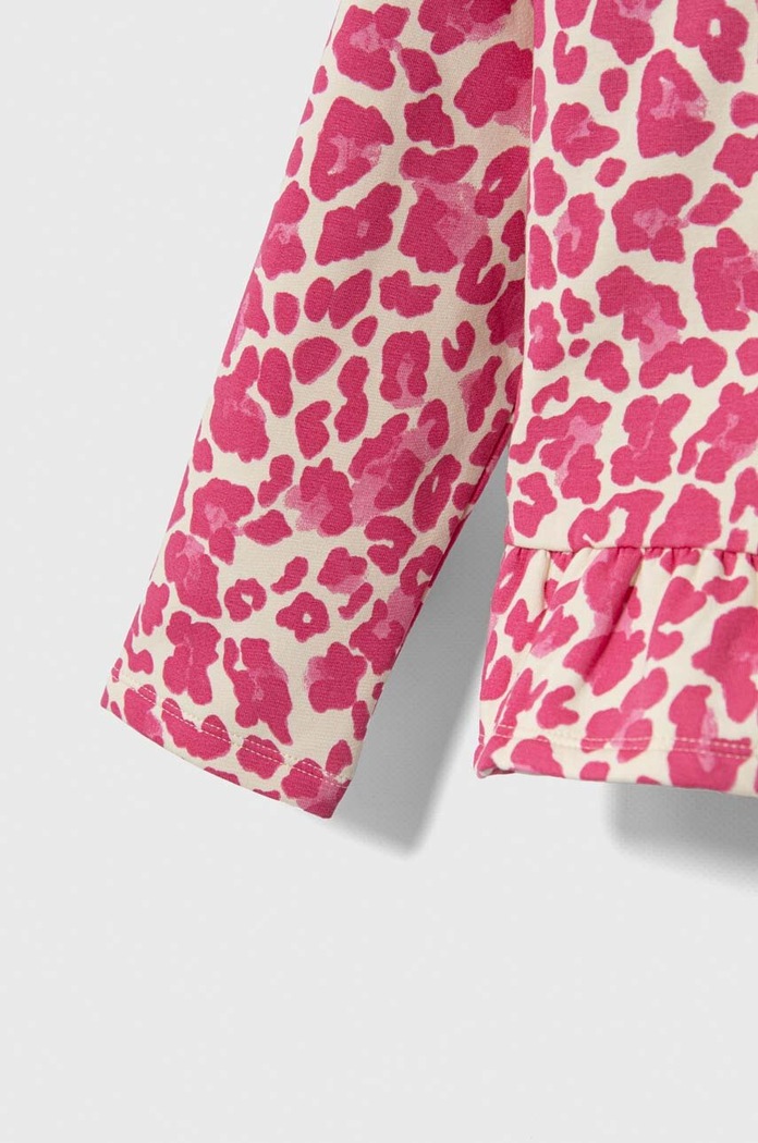 DÍVKA Dětská mikina United Colors of Benetton 35Y3G200G.P.SEASONAL růžová