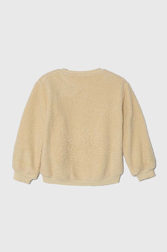 United Colors of Benetton bluza polarowa dziecięca 35DSG10BL.P.SEASONAL beżowy AW23