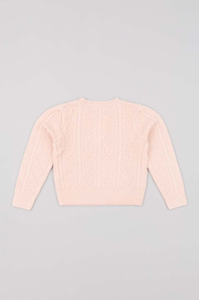 zippy sweter dziecięcy 3105625601 różowy AW23