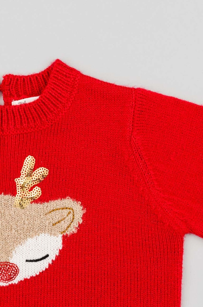 zippy sweter dziecięcy czerwony 3105655002