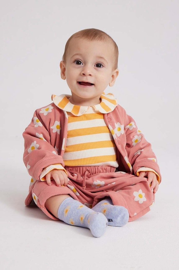 Dětská mikina Bobo Choses bez kapuce oranžová 223AB041