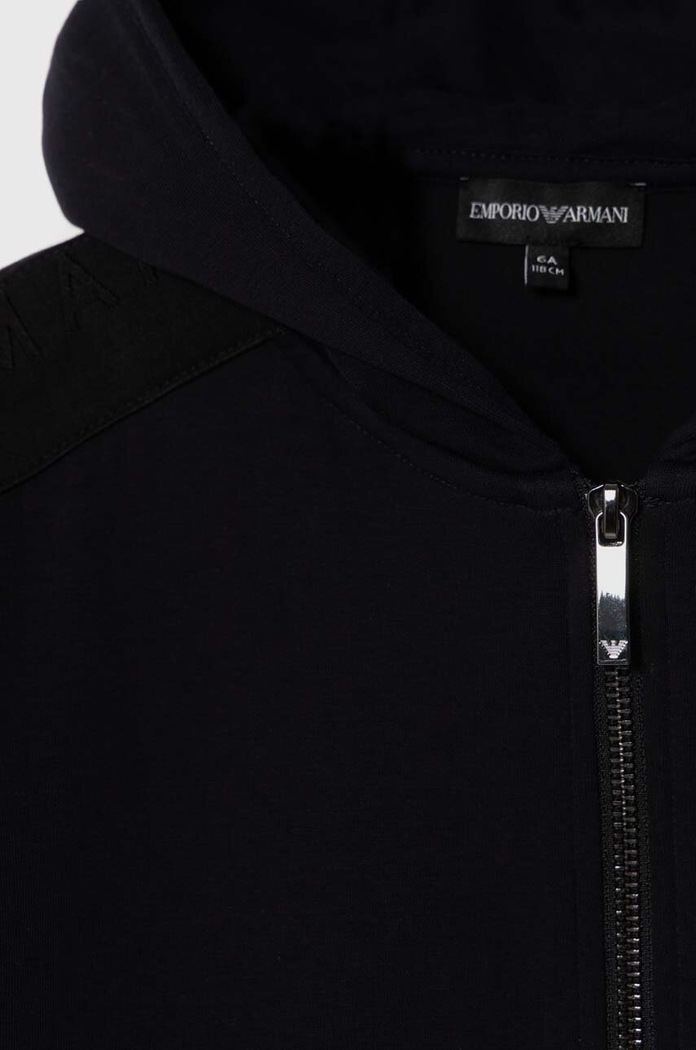DÍVKA Dětská mikina Emporio Armani 6R3B03.1JHSZ námořnická modř