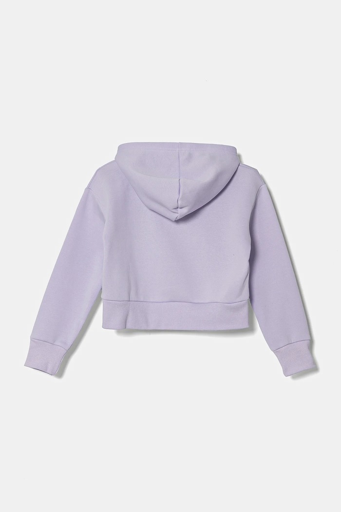 Dětská mikina Under Armour UA Rival Fleece Crop 1379517 fialová AW24