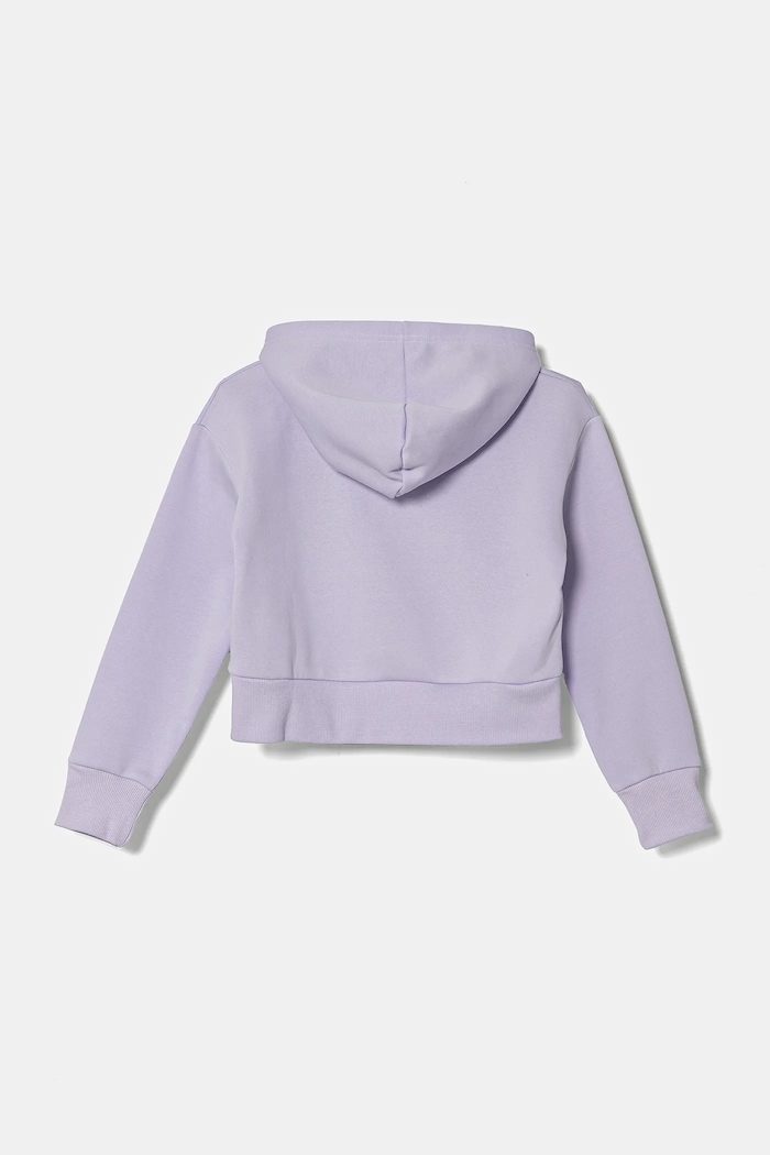 Dětská mikina Under Armour UA Rival Fleece Crop 1379517 fialová AW24