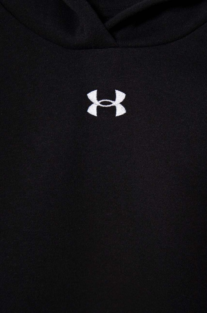 Dziewczynka Under Armour bluza dziecięca UA Rival Fleece Crop 1379517 czarny