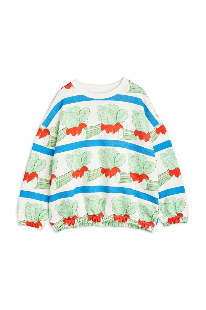 Детски памучен суичър Mini Rodini 2372013500 многоцветен AW23
