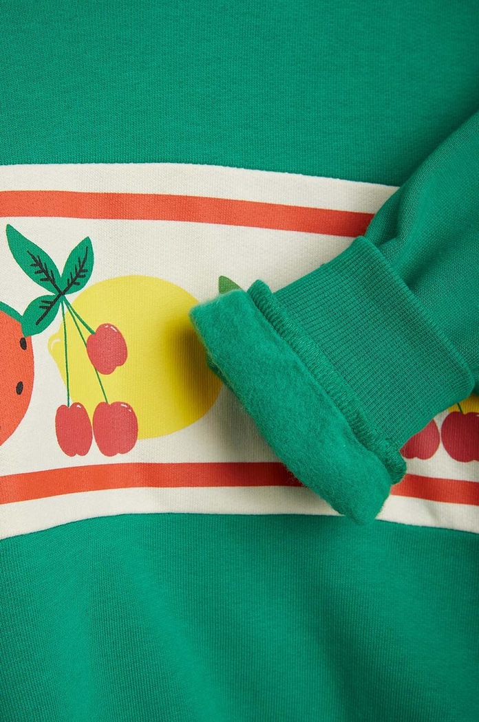 Detská bavlnená mikina Mini Rodini 2372015075 zelená