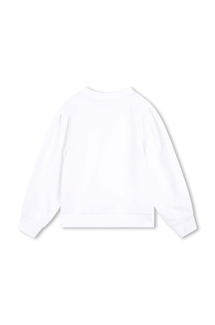Dětská mikina BOSS J15492.162.174 bílá AW23